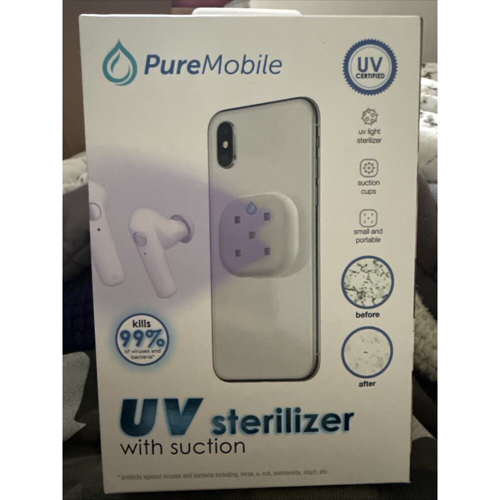 Pure Mobile UV Sanitizer With Suction For Cell Phone